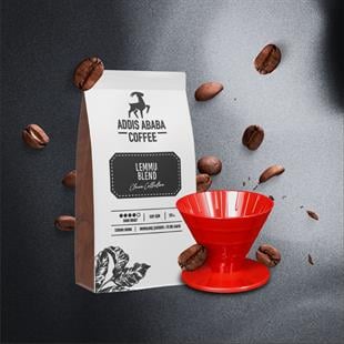 Lemmu Blend Filter Coffee 225 Gr. & V60 Dripper
