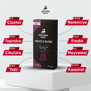 Mekele Blend Kapsül Kahve 10lu ( Nespresso Uyumlu Alüminyum Kapsül Kahve )