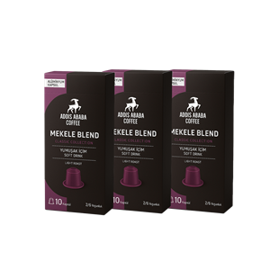 Mekele Blend Kapsül Kahve 30lu ( Nespresso Uyumlu Alüminyum Kapsül Kahve )