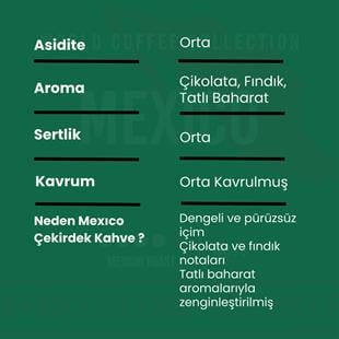 Mexico Çekirdek Kahve 250 Gr