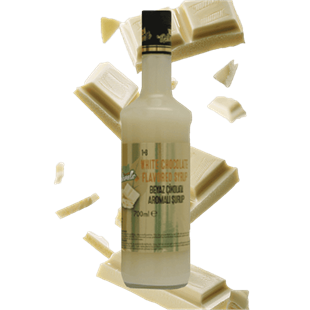 700 ML CAM NATURELLO BEYAZ ÇİKOLATA AROMALI ŞURUP