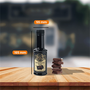 6 Pack Chocolate Flavored Coffee Syrup (6X200 ML.)