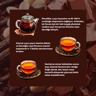 Vanilya ve Çikolata Aromalı Rooibos Çayı 50 Gram