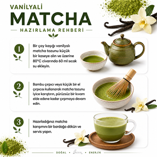 Vanilyalı Matcha 50g