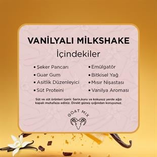 Vanilyalı Milkshake 1000 Gr