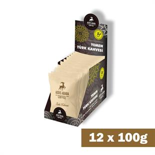 Yemen Turkish Coffee Bulk Pack 12 x 100 Gr 