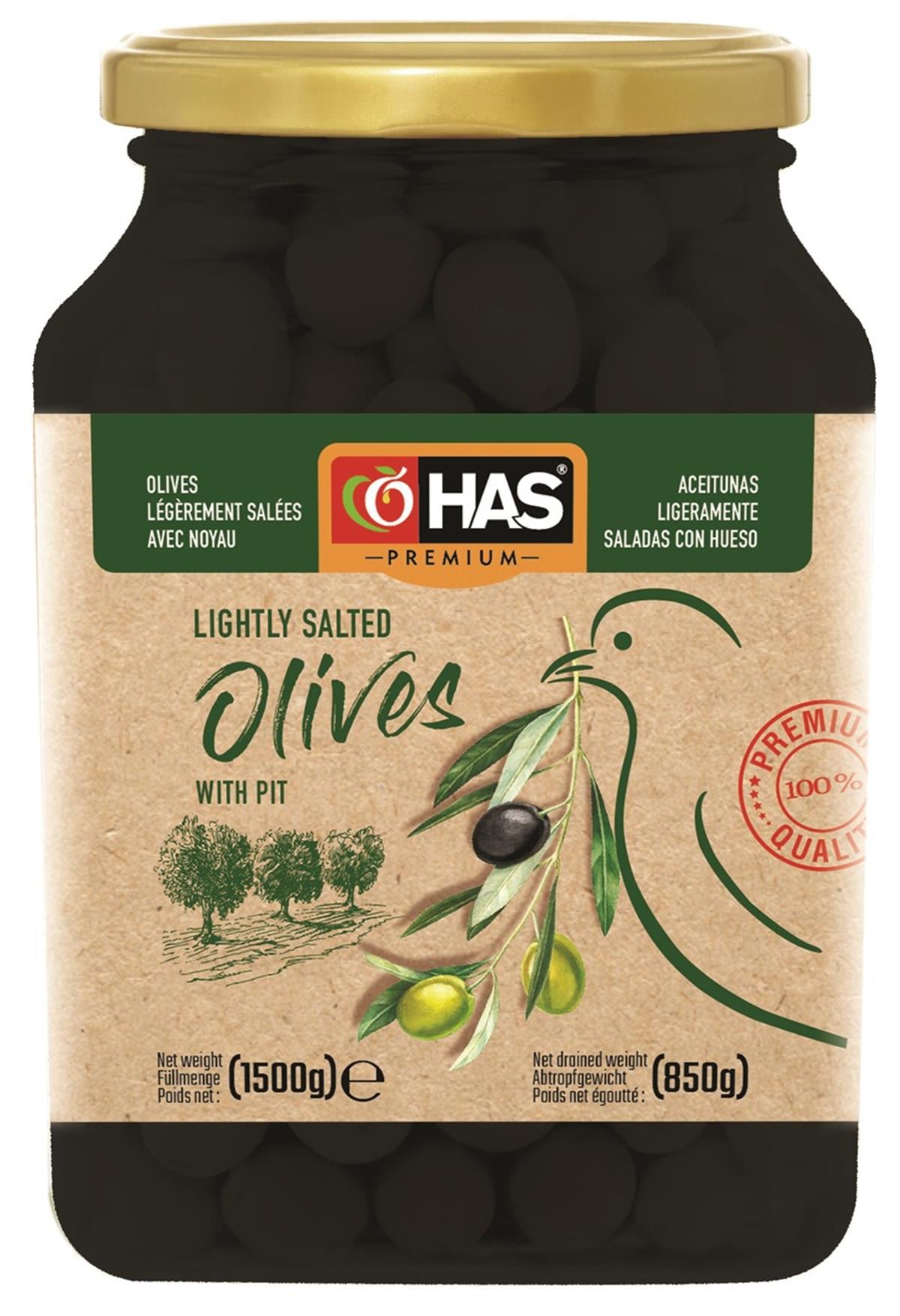 Az Tuzlu Çekirdekli Zeytin 1600cc 1600cc