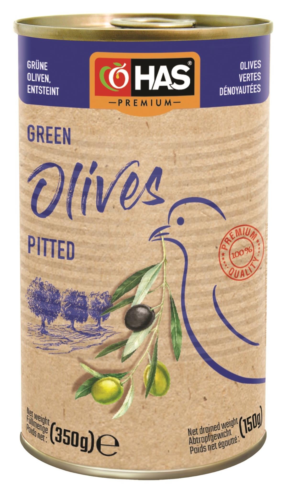 Çekirdeksiz Yeşil Zeytin 1/2