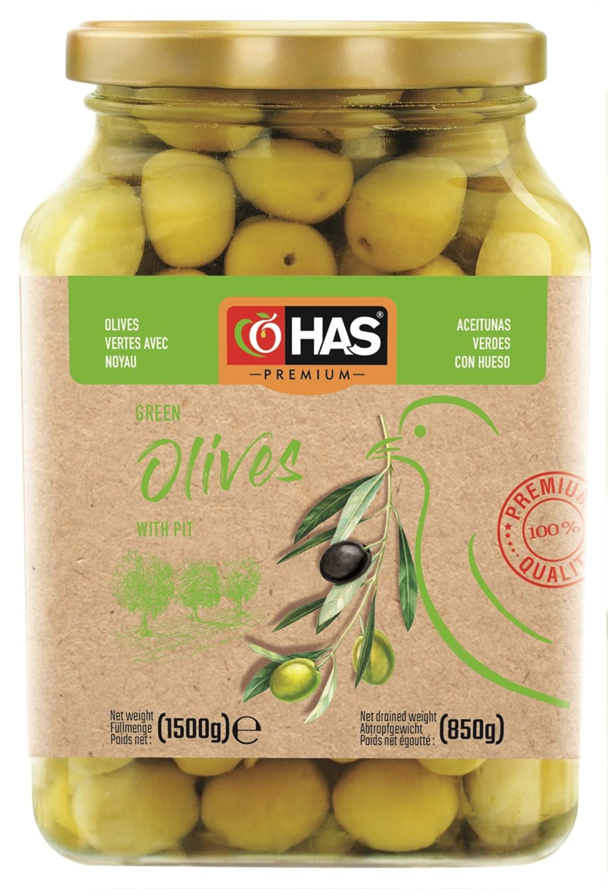 Kokteyl Yeşil Zeytin 1600cc