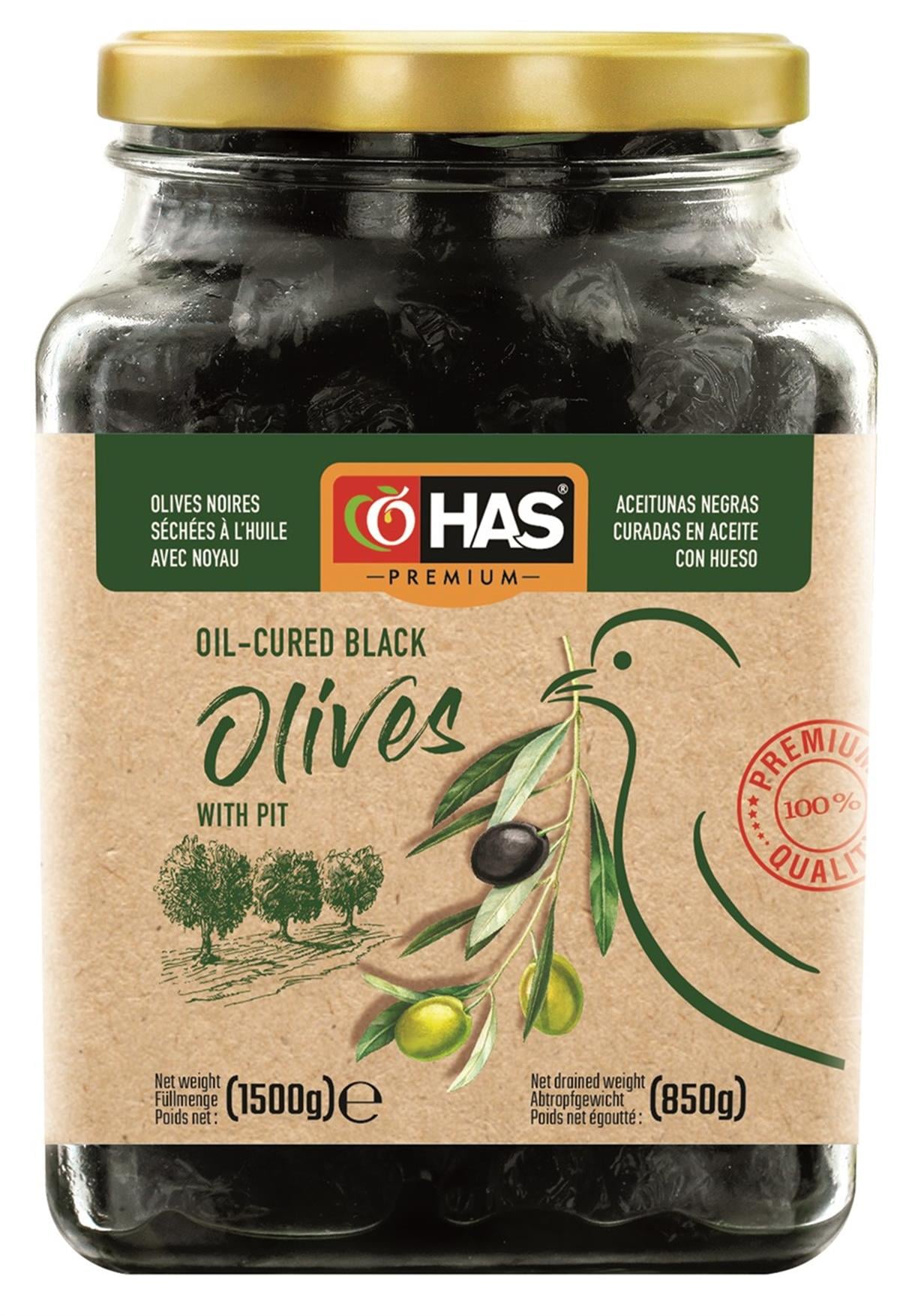 Yağlı Sele Siyah Zeytin (320-350) 1600cc