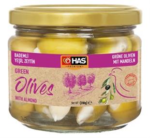 Badem Dolgulu Yeşil Zeytin 300cc