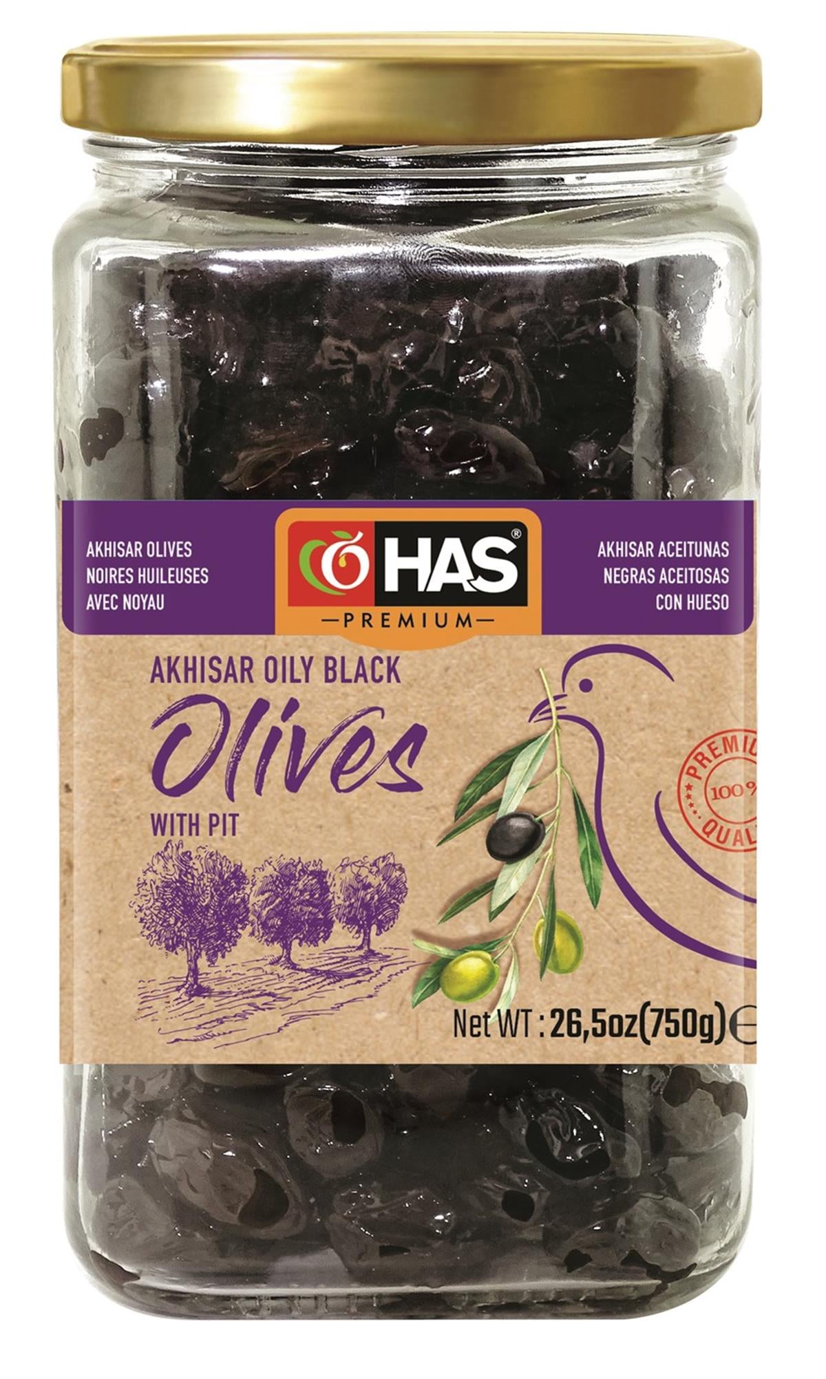 Akhisar Yağlı Siyah Zeytin 850cc