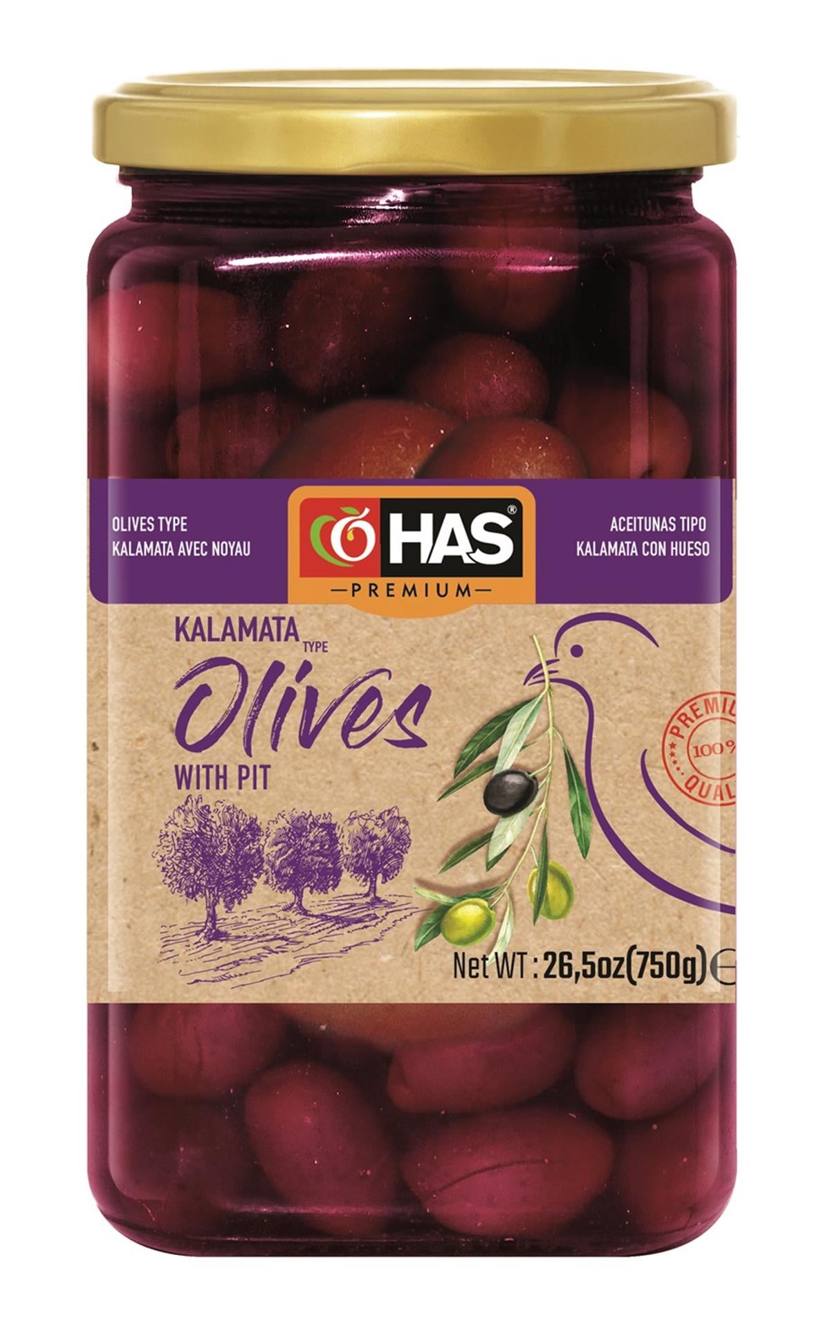 Çekirdekli Kalamata Zeytin 850cc