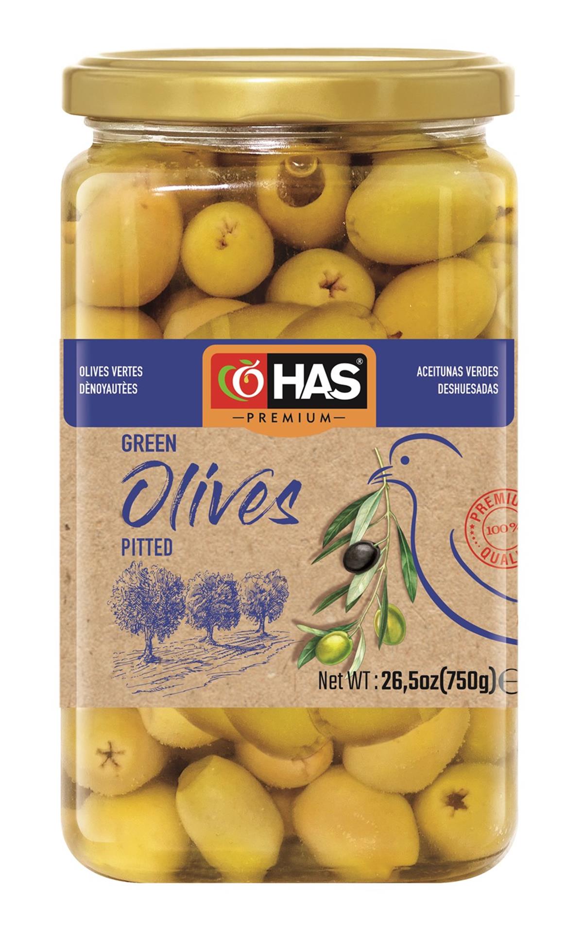 Çekirdeksiz Yeşil Zeytin 850cc