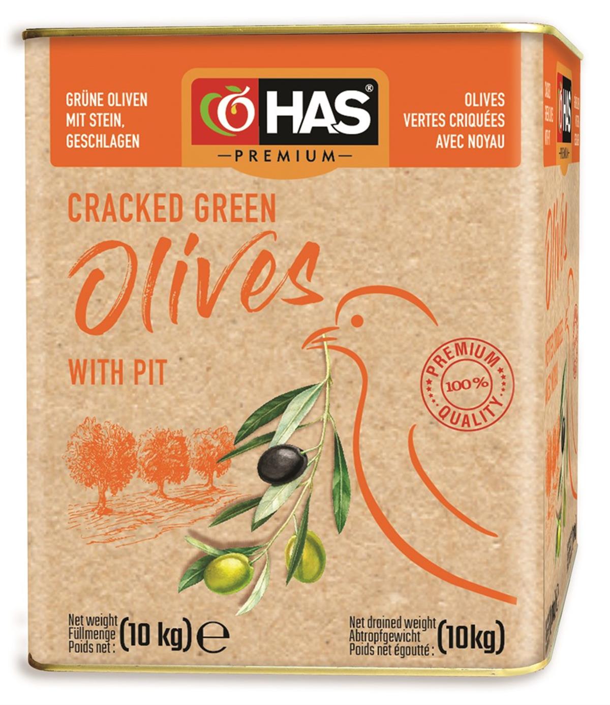 Kırma Yeşil Zeytin 10/1