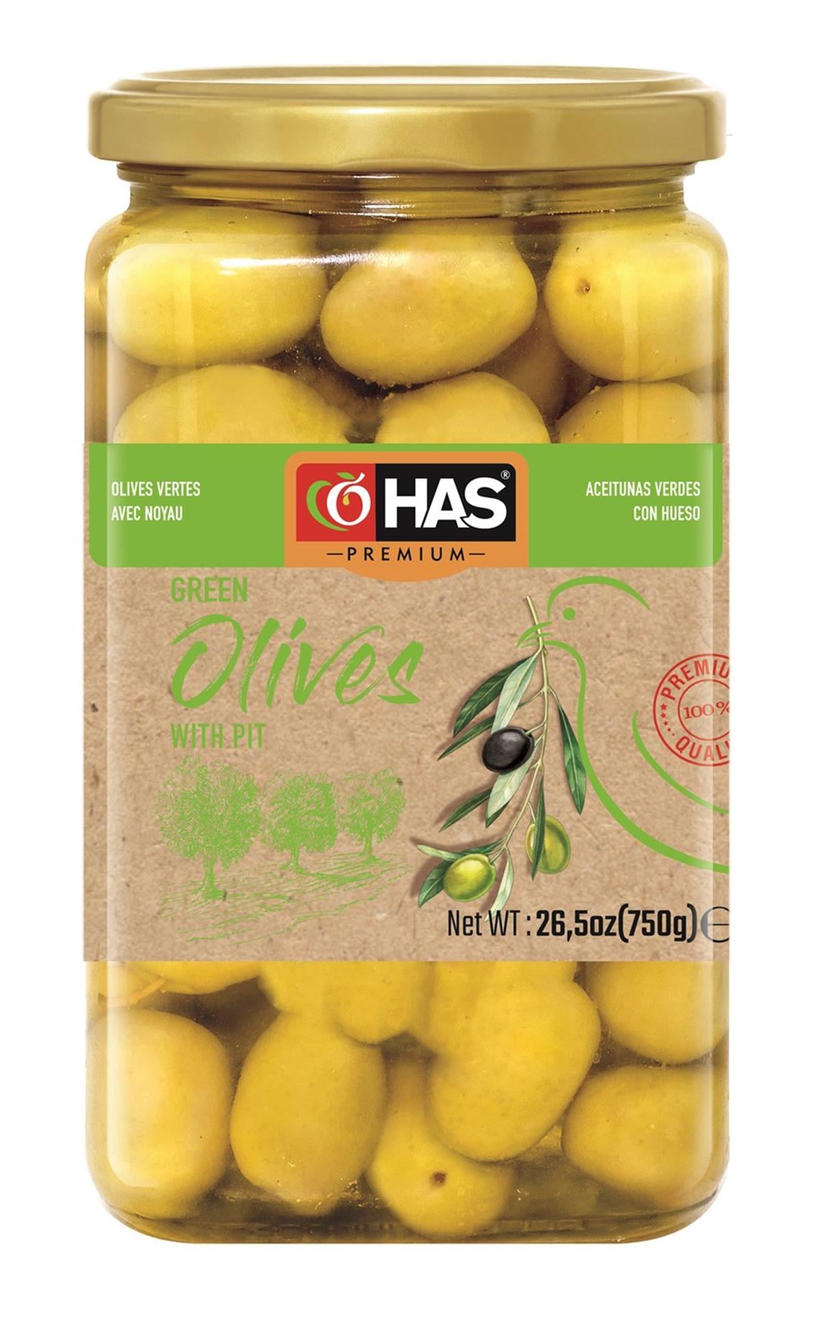 Kokteyl Yeşil Zeytin 850cc
