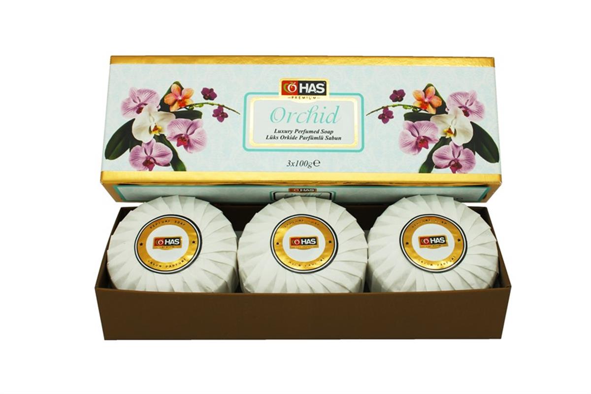 Lüks Orkide Parfümlü Sabun 3x100g