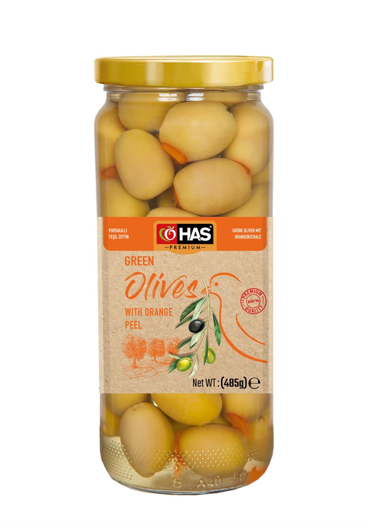 Portakal Dolgulu Yeşil Zeytin 500cc