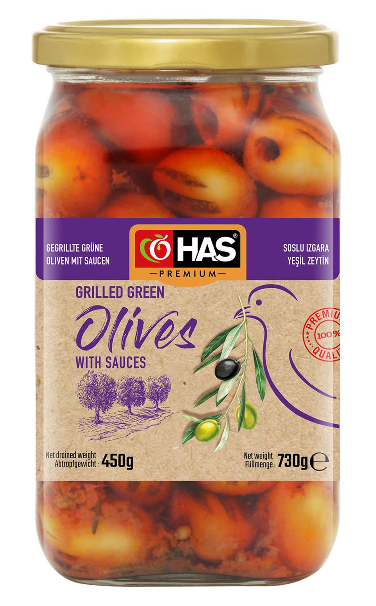 Soslu Izgara Yeşil Zeytin 850cc