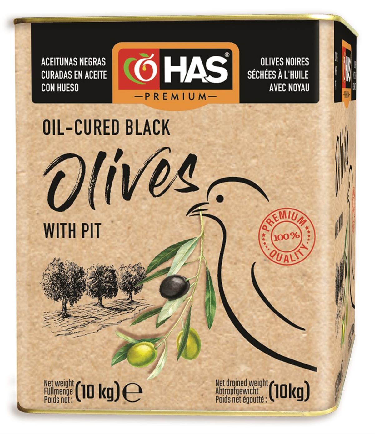 Yağlı Sele Siyah Zeytin (230-260) 10/1