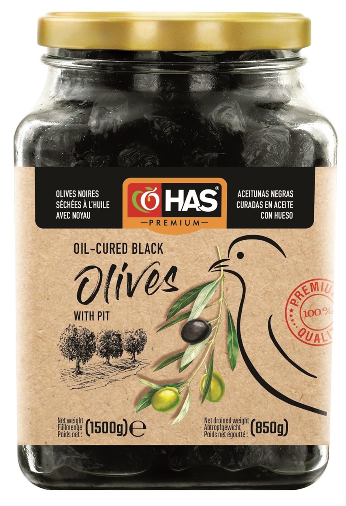 Yağlı Sele Siyah Zeytin (230-260) 1600cc