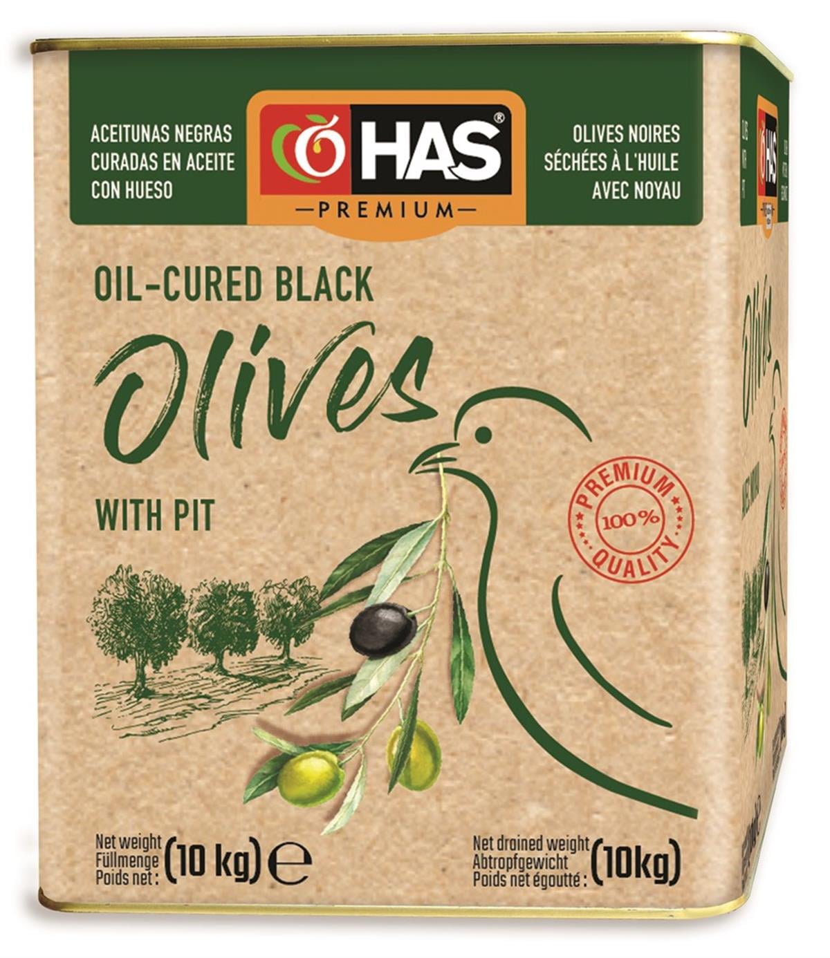 Yağlı Sele Siyah Zeytin (320-350) 10/1