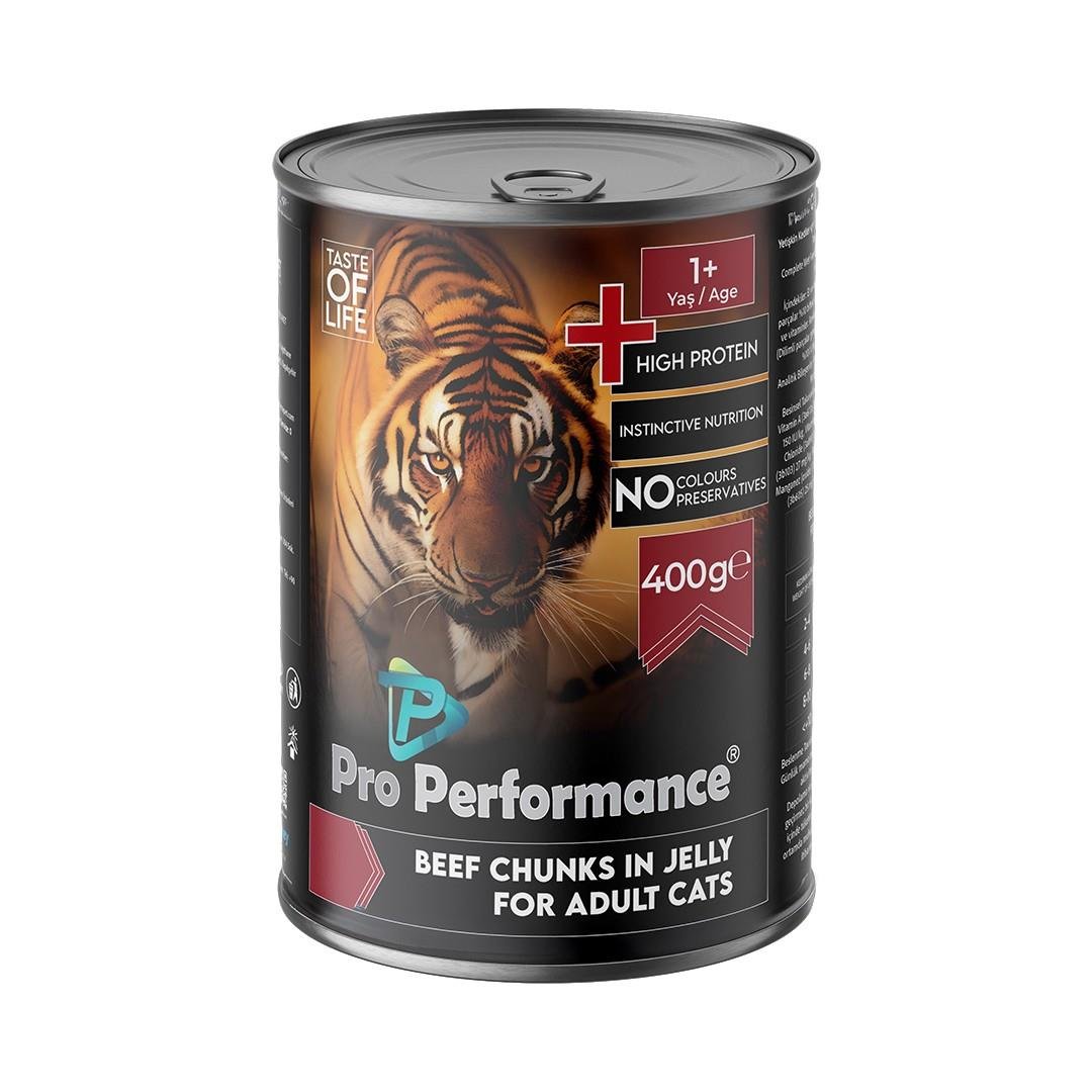 Pro Performance Biftekli Yetişkin Kedi Konservesi 400 Gr