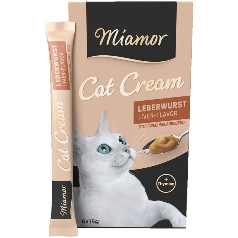 Miamor Cream Ciğerli Yetişkin Kedi Ödül Maması 6x15 Gr