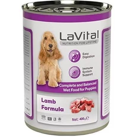 LaVital Kuzulu ve Pirinçli Ezme Yavru Köpek Konservesi 400gr