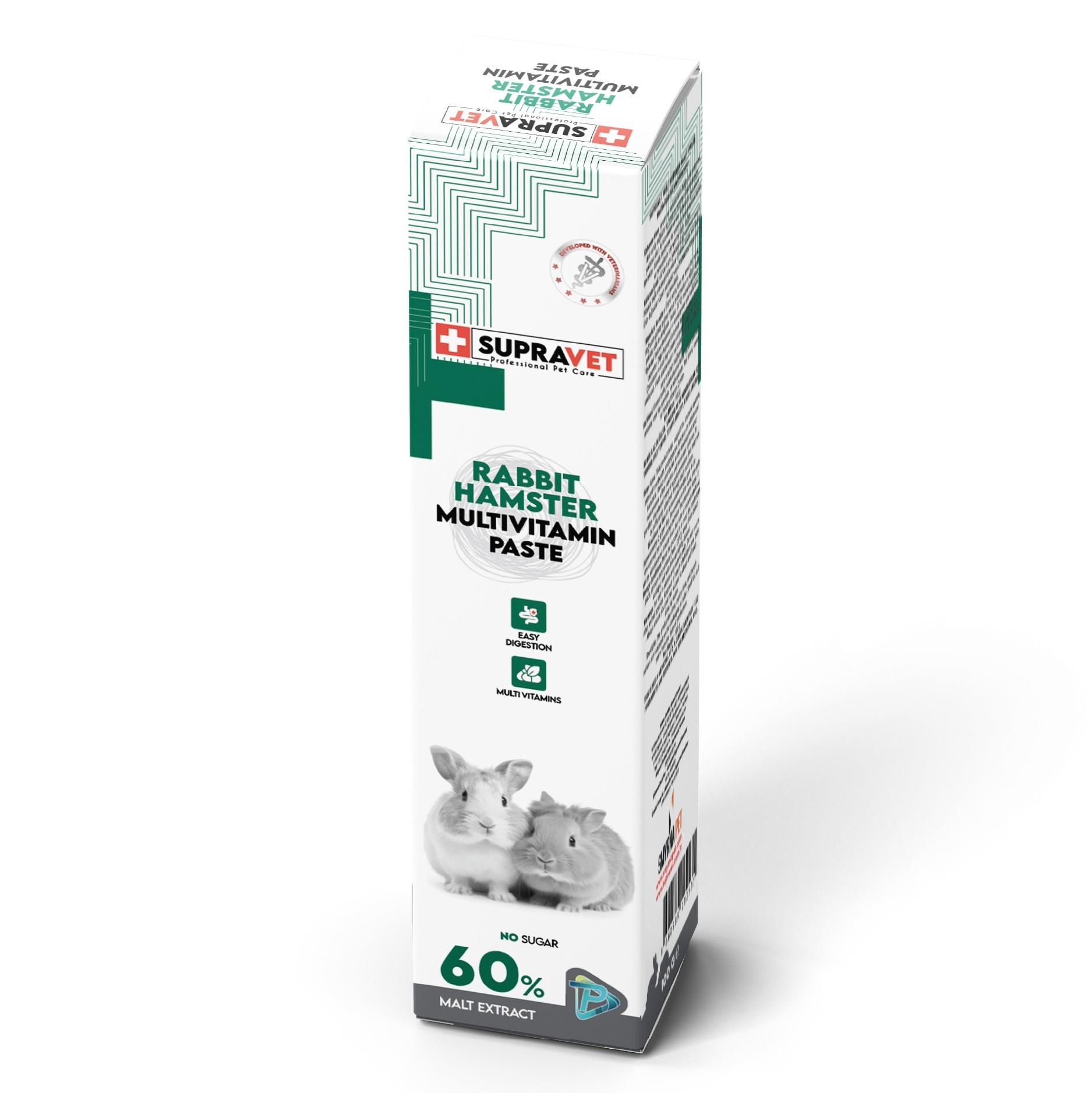 Supravet Kemirgen için Multi Vitamin Malt Paste 100 Gr