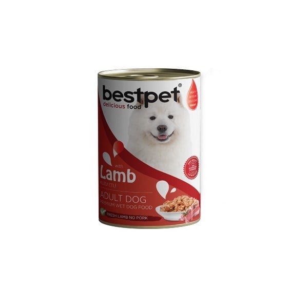 BestPet Kuzulu Yetişkin Köpek Konservesi 400gr