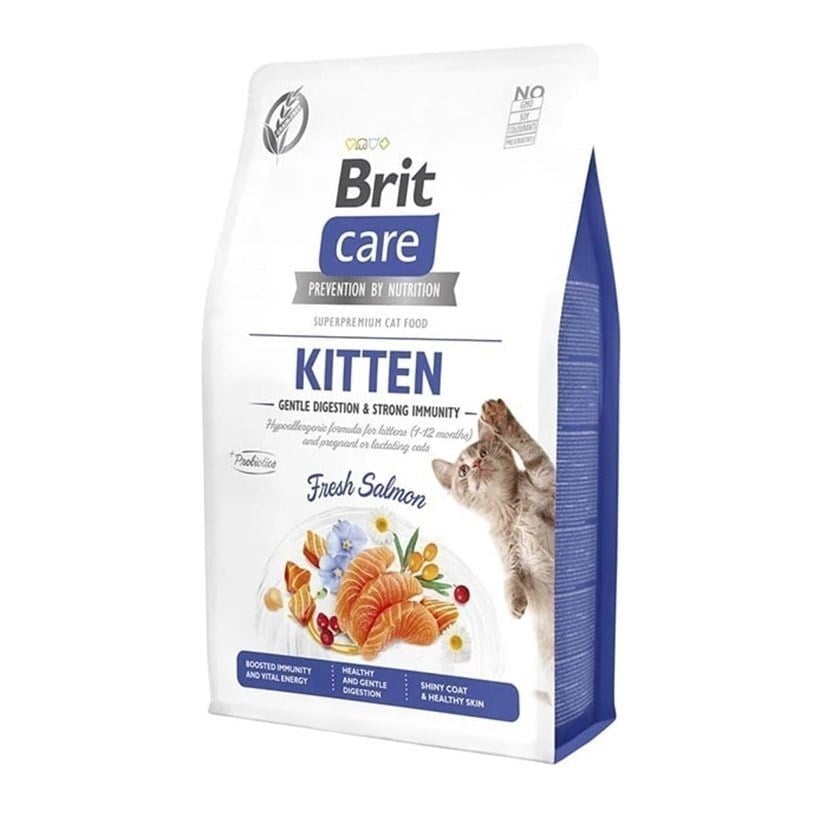 Brit Care Somonlu Tahılsız Yavru Kedi Maması 2kg