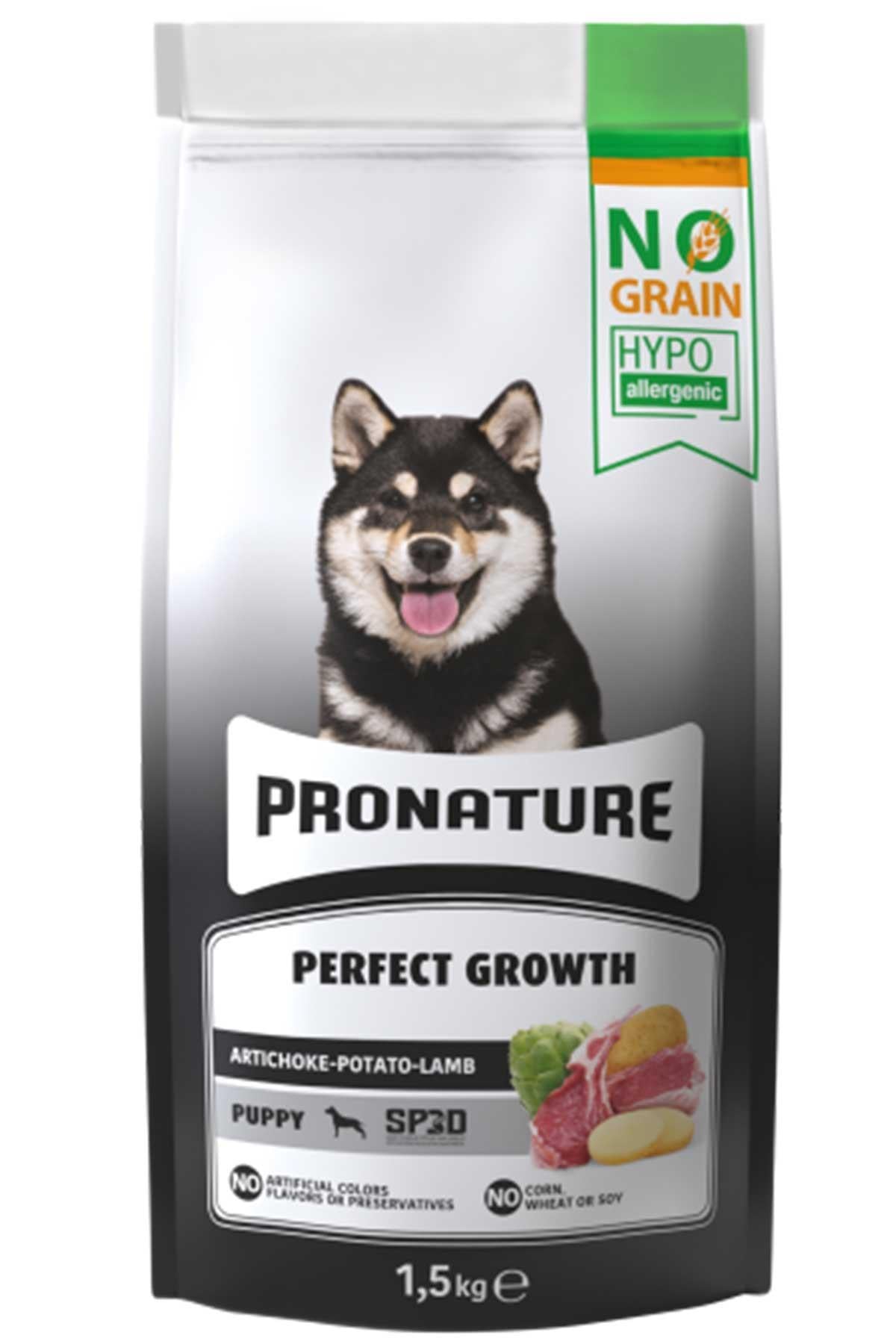 Pronature Hypo-Allergenic Kuzulu Enginarlı ve Patatesli Tahılsız Yavru Köpek Maması 1,5kg