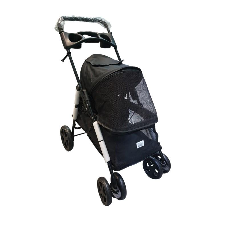 Tommy Evcil Hayvan Arabası 85x46x91,5cm Siyah Max 15 Kg