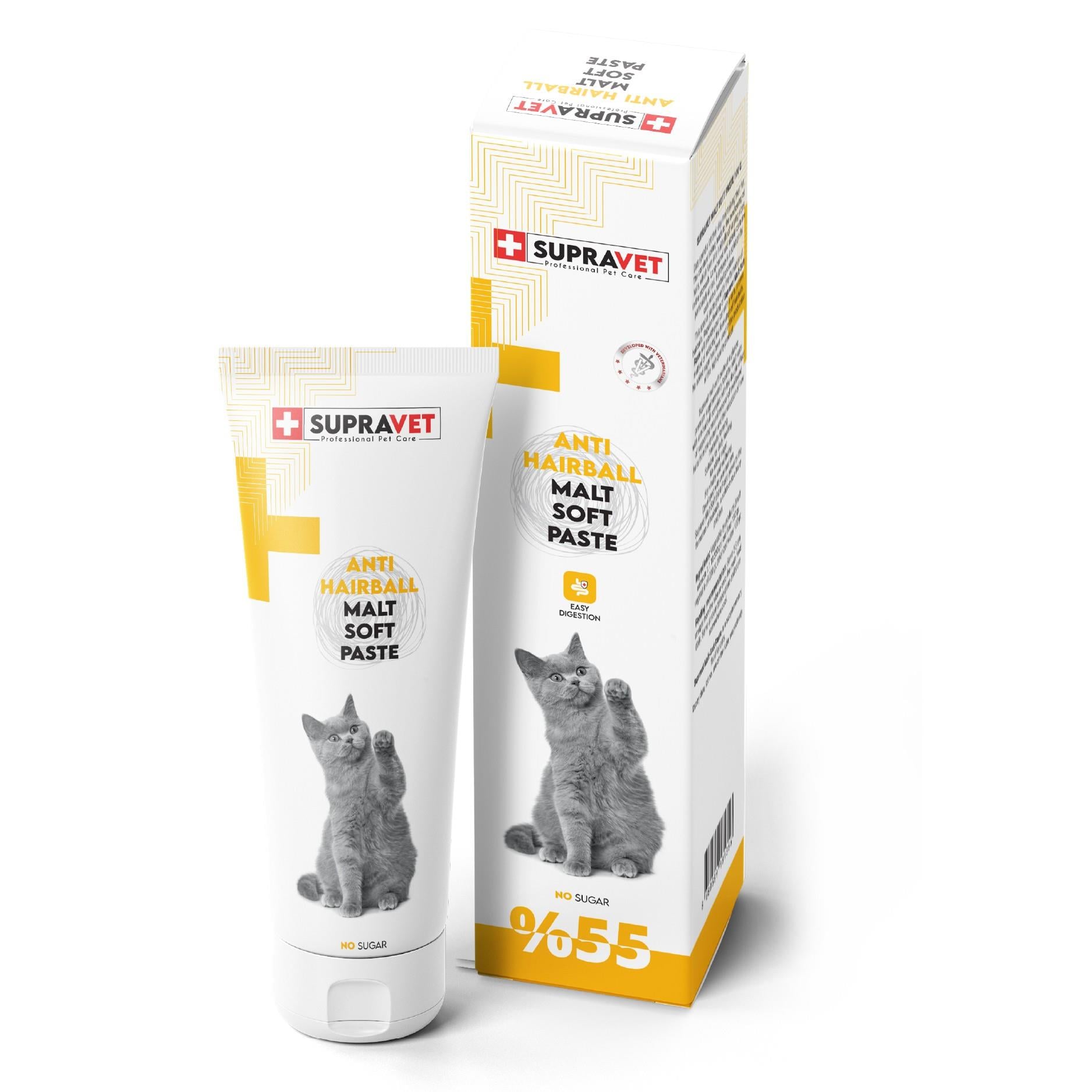Supravet Anti Hairball Kediler Için Malt Macun 100 Gr