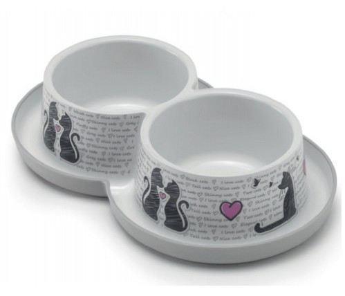 Moderna Trendy Love İkili Mama ve Su Kabı - 2 x 350ML