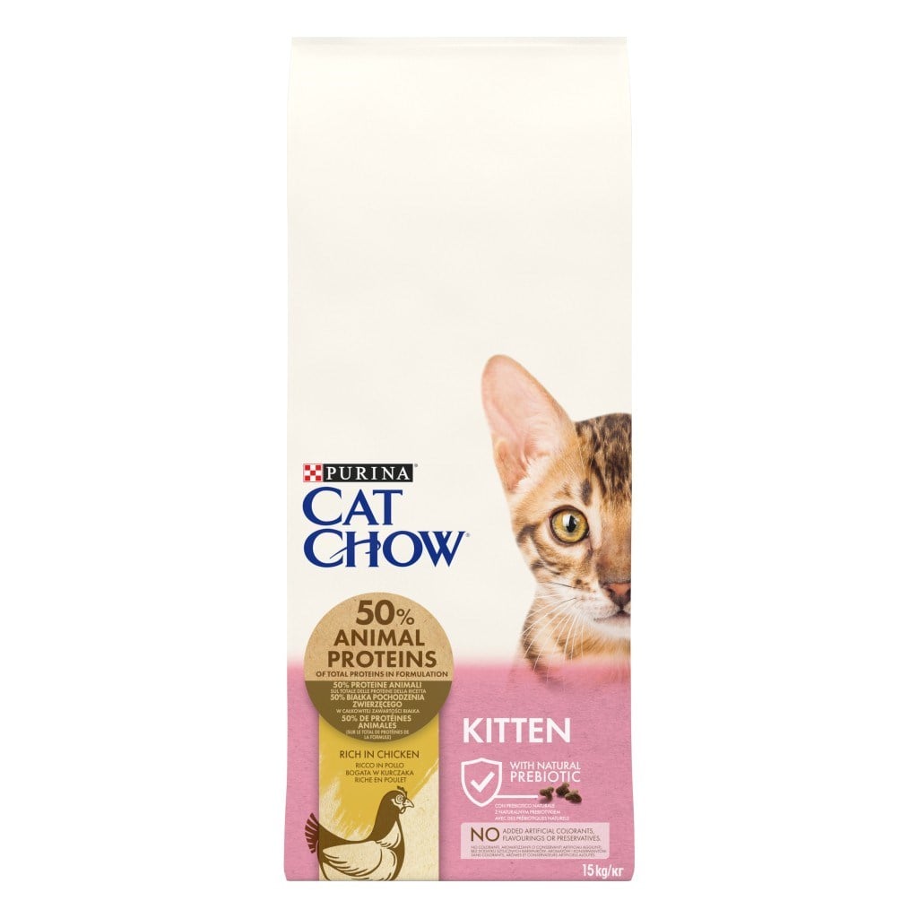 Cat Chow Tavuklu Yavru Kedi Maması 15 Kg