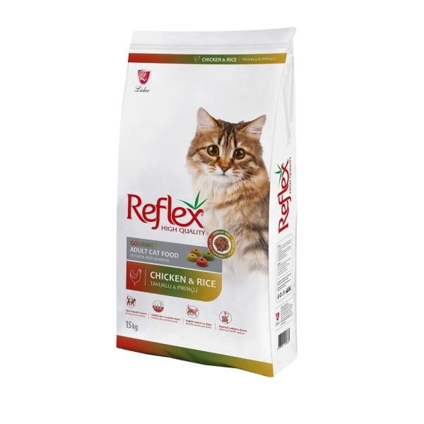 Reflex Tavuklu Renkli Taneli Yetişkin Kedi Maması 15kg