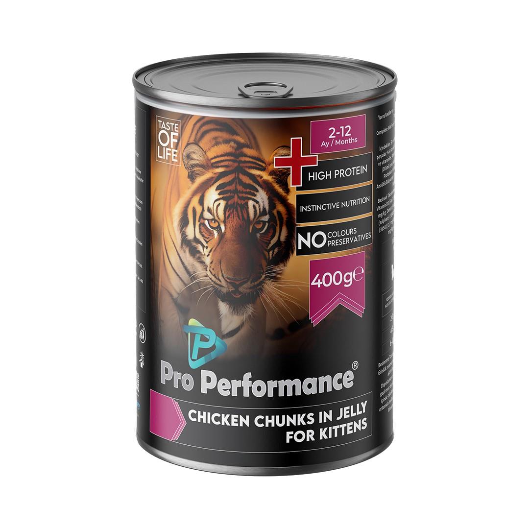 Pro Performance Tavuklu ve Yumurtalı Yavru Kedi Konservesi 400 Gr