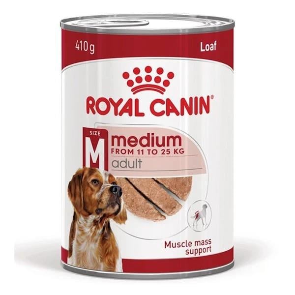 Royal Canin Loaf Mousse Orta Irk Ezme Yetişkin Köpek Konservesi 410 GR