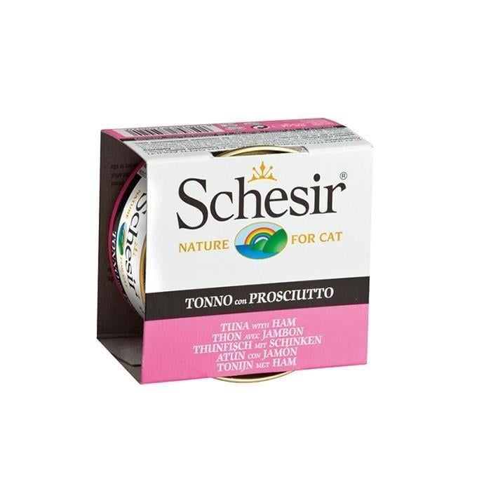 Schesir Ton Balıklı ve Jambonlu Yetişkin Kedi Konservesi 85gr