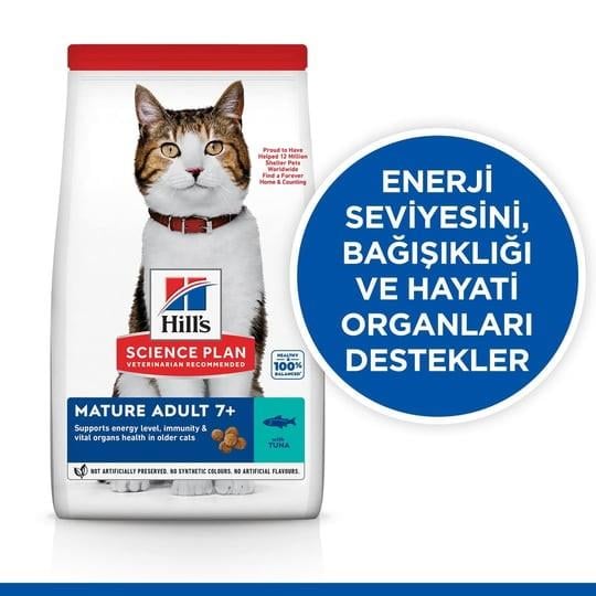 Hill's Science Plan Ton Balıklı Yaşlı Kedi Maması 1,5 kg