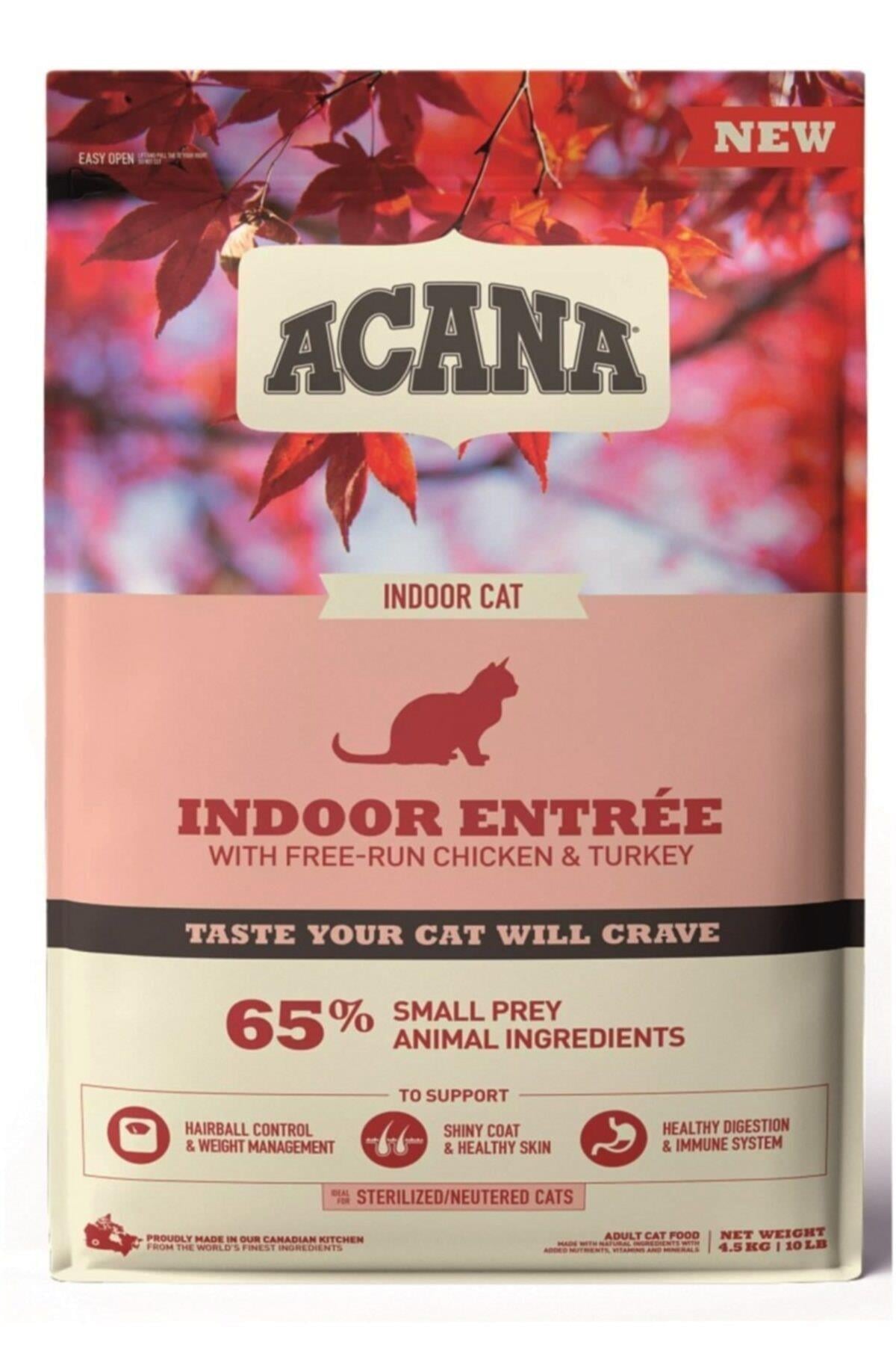 Acana Indoor Entree Sterilised Yetişkin Kedi Maması 4,5kg