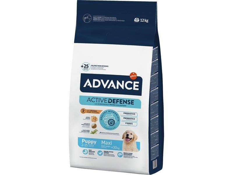 Advance Tavuklu ve Pirinçli Büyük Irk Yavru Köpek Maması 12kg