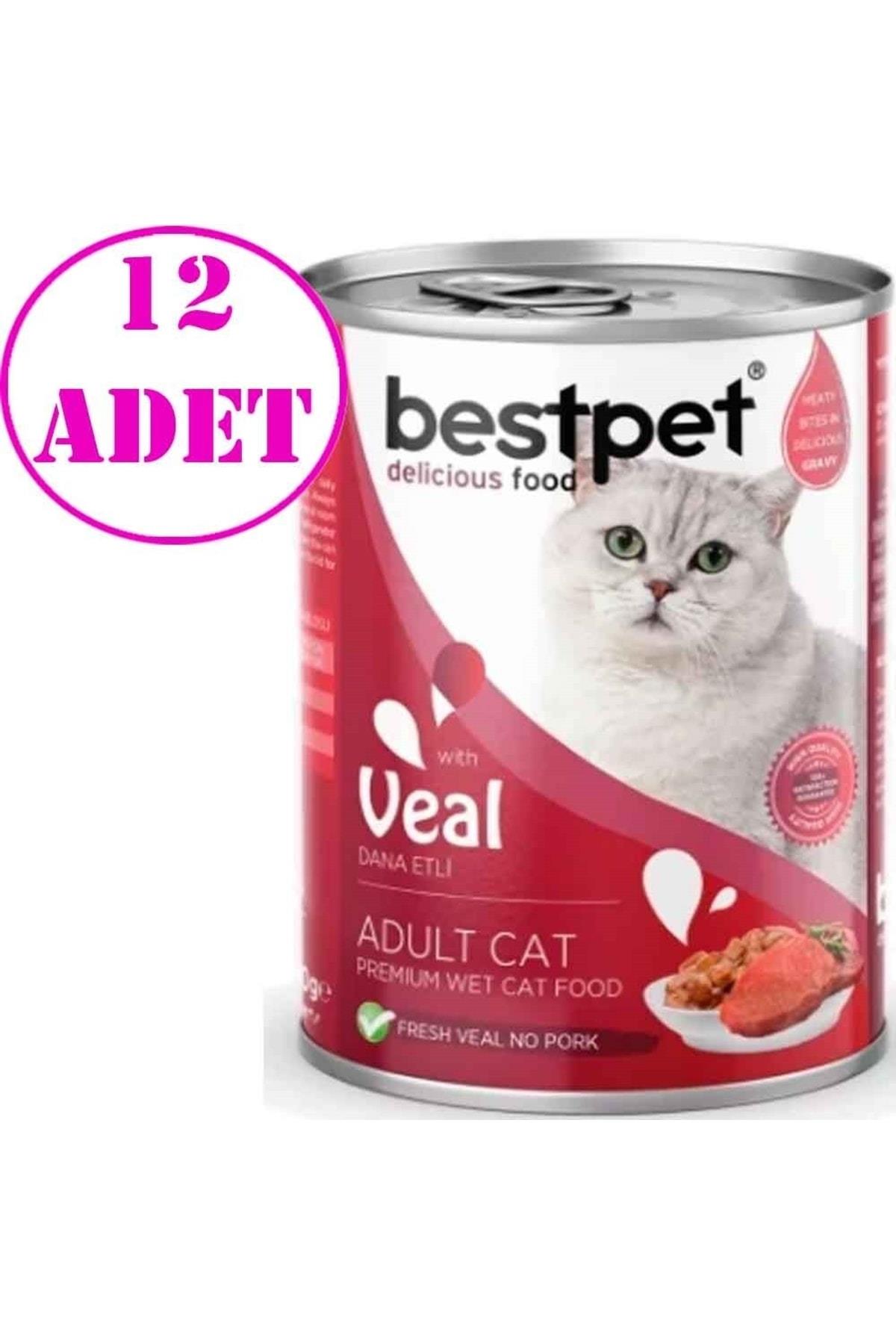 Best Pet Dana Etli Yetişkin Kedi Konservesi 400 gr 12 Ad