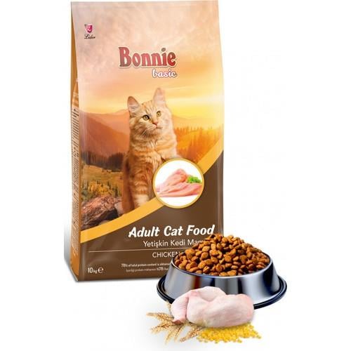 Bonnie Tavuklu Yetişkin Kedi Maması 10 kg