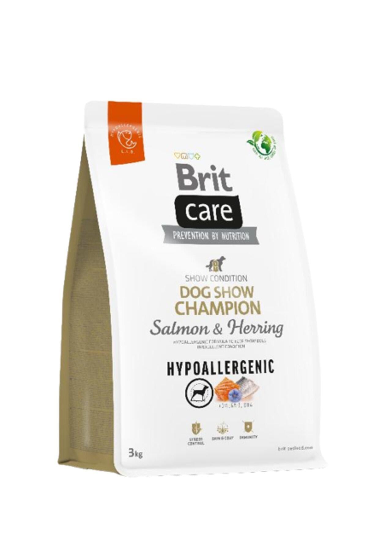 Brit Care Dog Show Hypoallergenic Somonlu Köpek Maması 3 kg