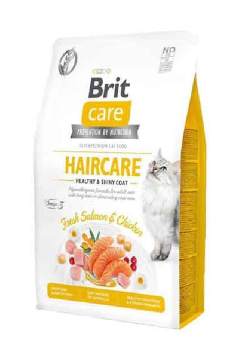 Brit Care Haircare Hypo-allergenic Deri Ve Tüy Sağlığı Için Tahılsız Yetişkin Kedi Maması 2kg