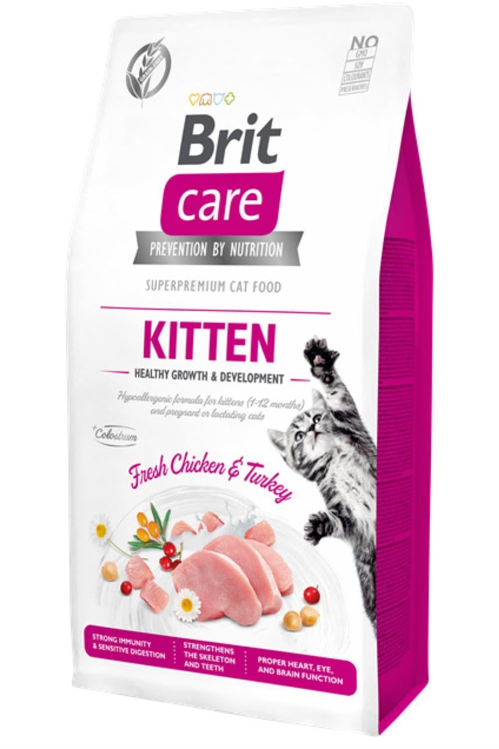 Brit Care Kitten Tahılsız Tavuk Ve Hindili Yavru Kedi Maması 7 Kg