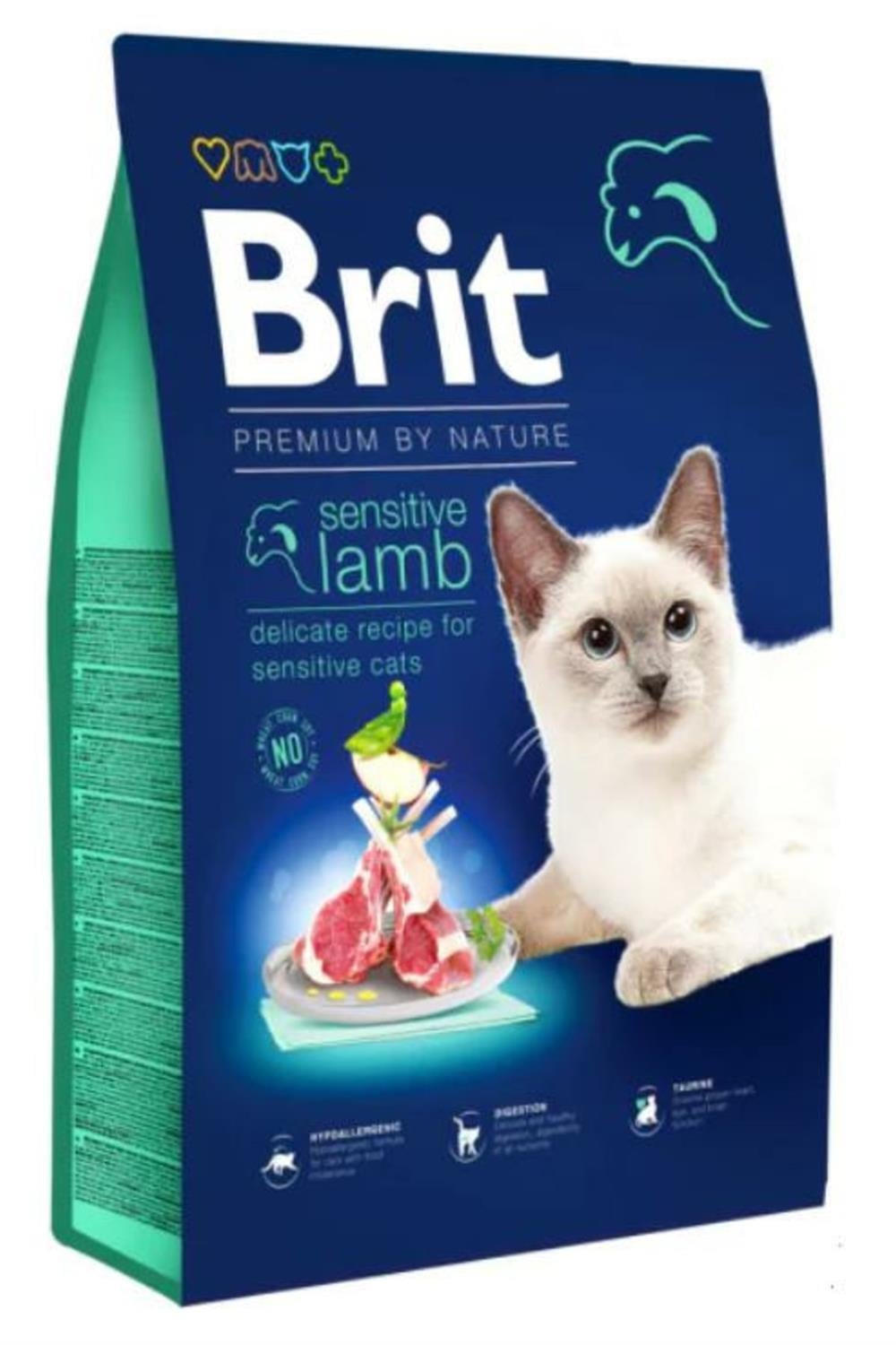 Brit Premium Sensitive Kuzu Etli Kedi Maması 8 Kg
